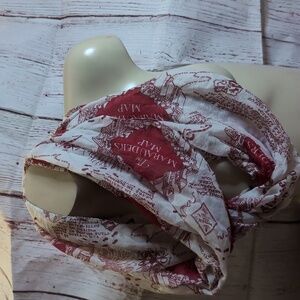 Harry Potter marauders map infinity scarf